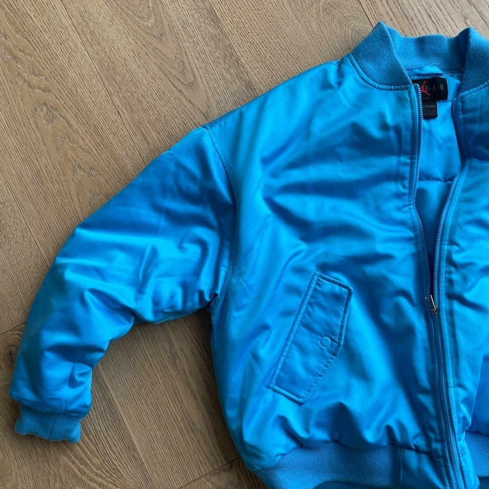 Nike Jordan Renegade blue bomber Jacket - oversized puffer dopamine dressing - Picture 7 of 14